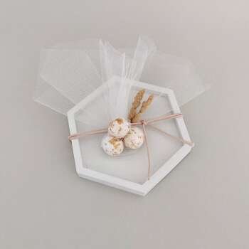 Μπομπονιέρα Εξάγωνο Σουβέρ