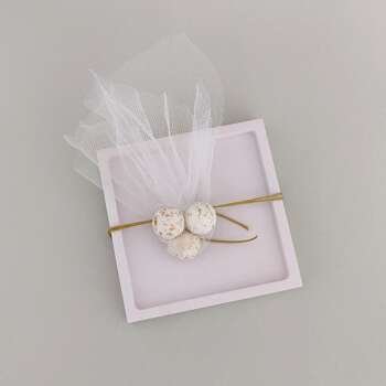 Μπομπονιέρα Τετράγωνο Σουβέρ