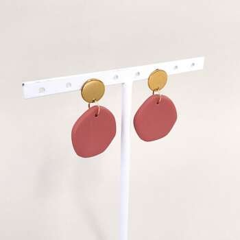 Σκουλαρίκια Terracotta Glow