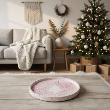 Χριστουγεννιάτικο Διακοσμητικό Πιάτο Christmas Tree 1