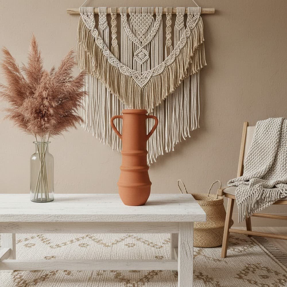 Κεραμικό Αγγείο με Δύο Λαβές - Τερακότα