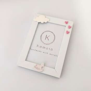 Παιδική Κορνίζα Pink Rocking Horse 1