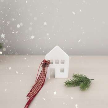 Χριστουγεννιάτικο Γούρι Σπιτάκι - Σχέδιο Α