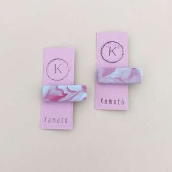 Κοκαλάκι Μαλλιών Marble Azur Small 1