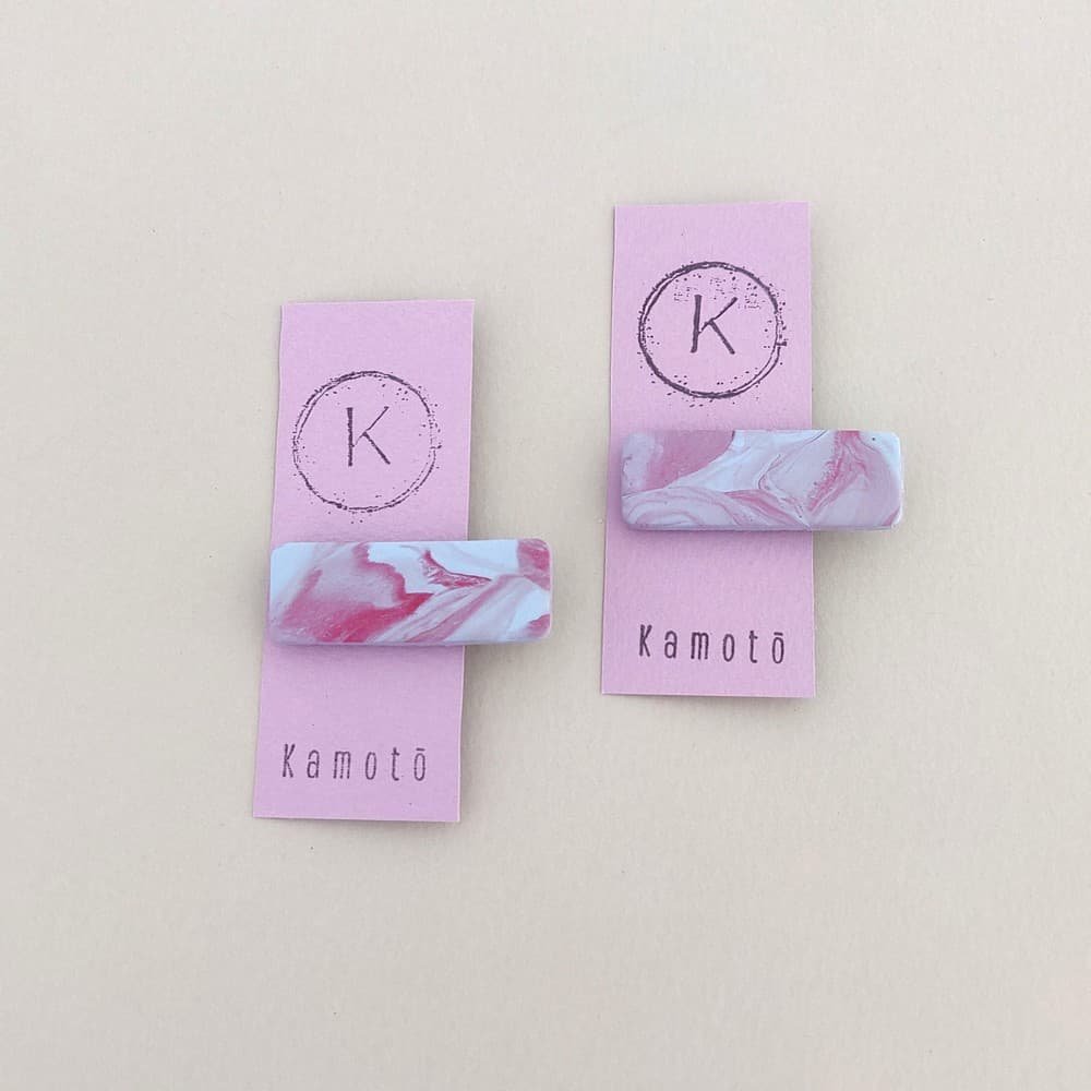 Κοκαλάκι Μαλλιών Marble Azur Small 1