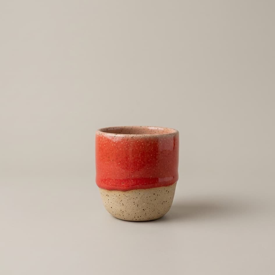 Coral Pebble Espresso Cup 1