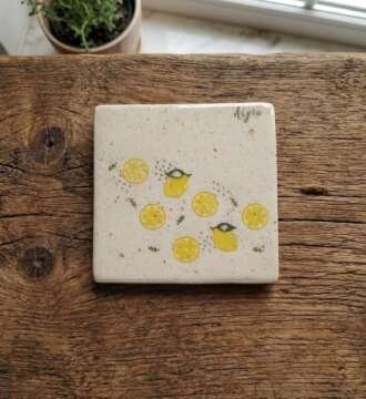 Κεραμικό Σουβέρ «Λεμόνια» 1