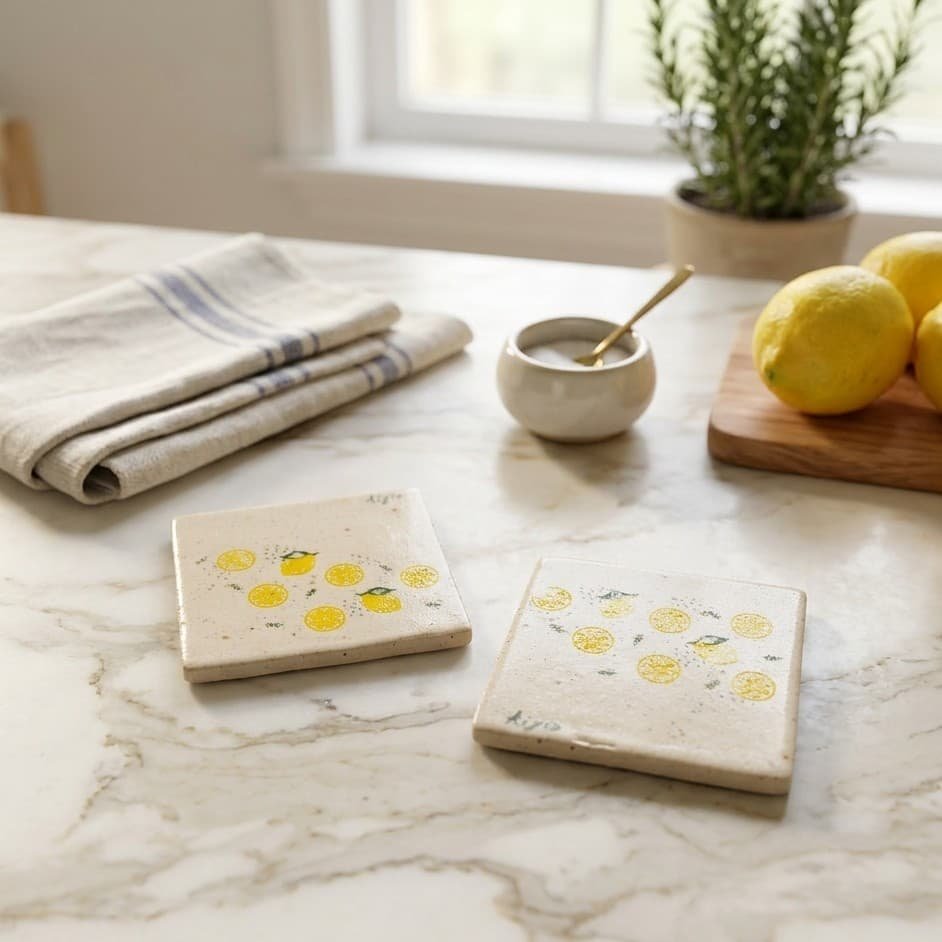 Κεραμικό Σουβέρ «Λεμόνια» 2