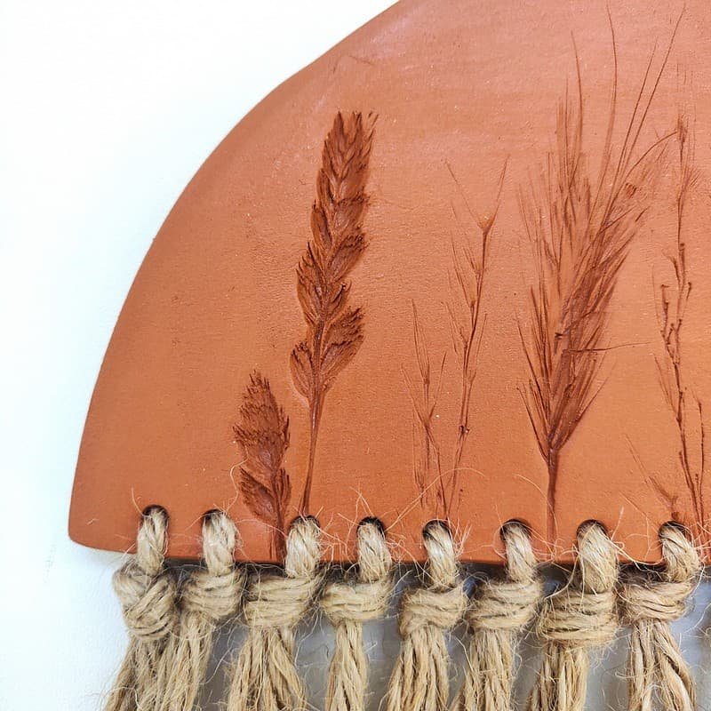Κεραμικό Διακοσμητικό Τοίχου Earth Tassel 3